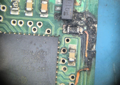 Попадание жидкости в ЭБУ